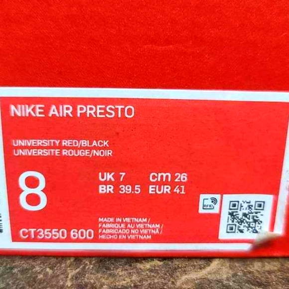 Nike Air Presto Men-8 Women- 9.5 - Picture 7 of 7